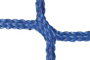 Knotenloses Seitenschutznetz aus Polypropylen hochfest mit angeketteltem Einfass-Seil